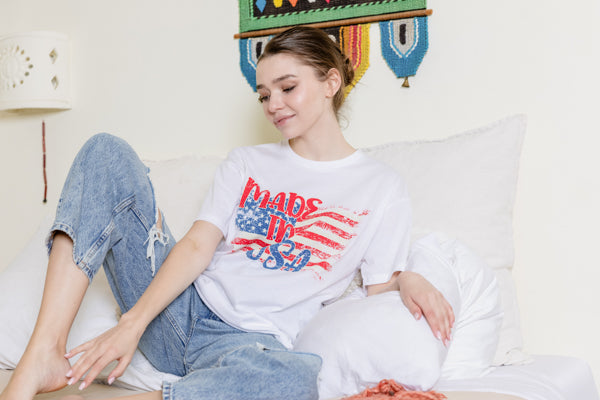 Made in USA Flag Tee
