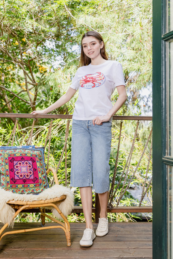 Red Crab Plate Tee